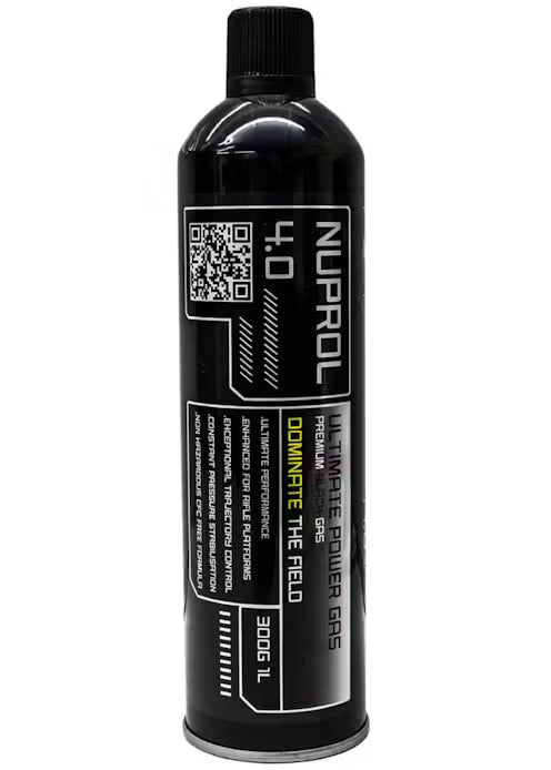 Nuprol 4.0 Airsoft Black Gas